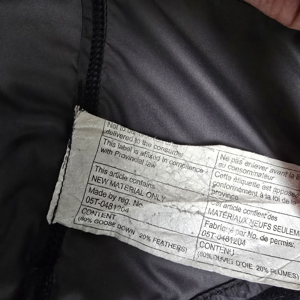 Lululemon Down Puffy Vest Spring Fling Womens Size 10 Gray Camouflage Full Zip - Picture 10 of 11